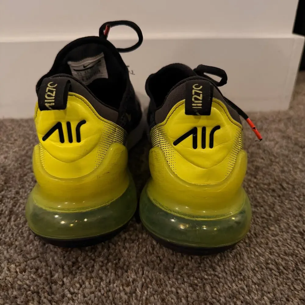 NIKE Men's Air Max 270 Neon Collection Shoes Size 10.5